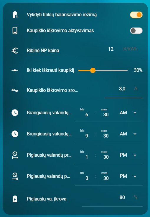 Grid balancing